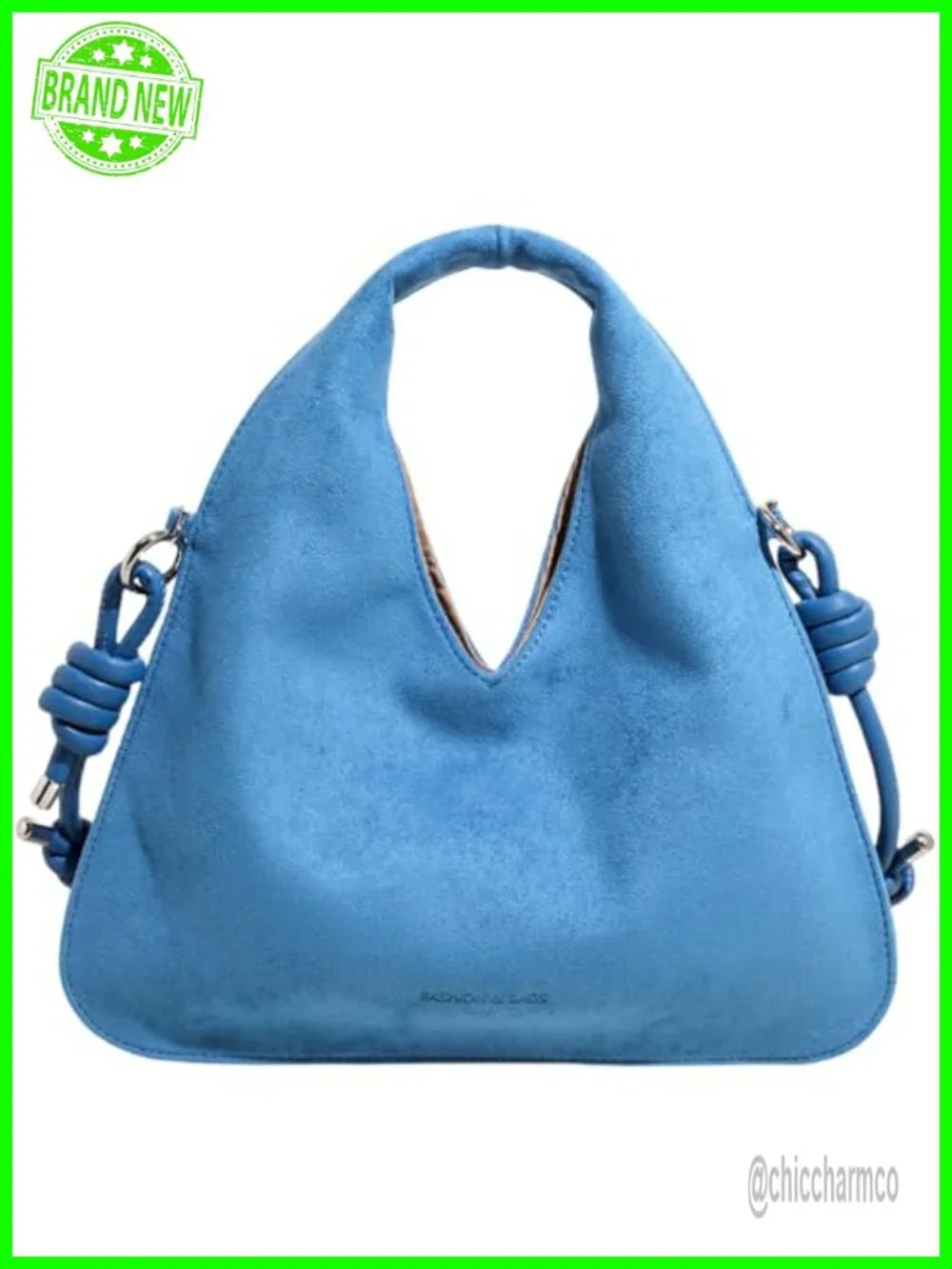 Faux Suede Slouchy Hobo Bag with Adjustable Crossbody Strap
